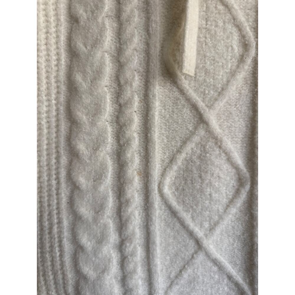 Abercrombie & Fitch the Lounge Collection Hooded Cable Knit Cozy Sweater size XL - Picture 3 of 4